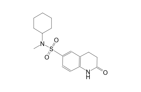 N-cyclohexyl-N-methyl-2-oxo-1,2,3,4-tetrahydro-6-quinolinesulfonamide