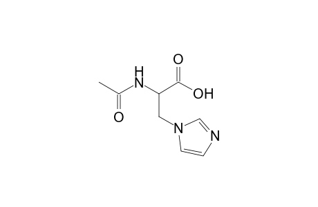 2-Acetamido-3-(1-imidazolyl)propanoic acid