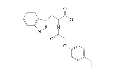 2-[2-(4-Ethylphenoxy)acetylamino]-3-(1H-indol- 3-yl)propionic acid