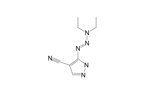 5-(3,3-DIETHYL-1-TRIAZENO)-PYRAZOLE-4-CARBONITRILE