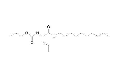 L-Norvaline, N-propoxycarbonyl-, decyl ester