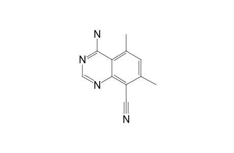 4-AMINO-8-CYANO-5,7-DIMETHYLQUINAZOLINE