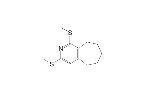 1,3-bis(methylsulfanyl)-6,7,8,9-tetrahydro-5H-cyclohepta[c]pyridine