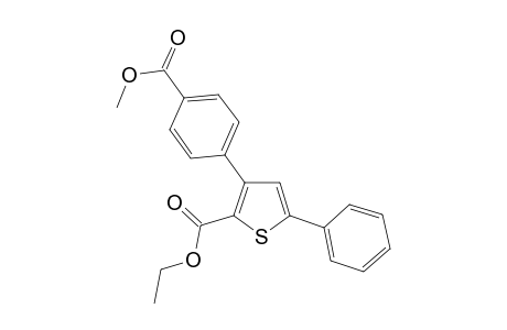 Ethyl 3-(4-(methoxycarbonyl)phenyl)-5-phenylthiophene-2-carboxylate