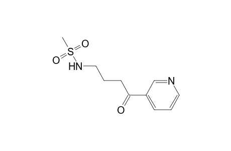 Methanesulfonamide, N-[4-oxo-4-(3-pyridinyl)butyl]-