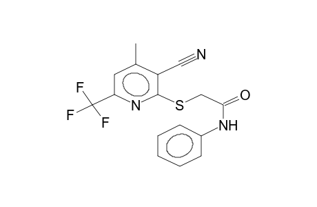 acetamide, 2-[[3-cyano-4-methyl-6-(trifluoromethyl)-2-pyridinyl]thio]-N-phenyl-