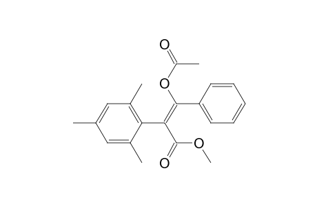 (E)-3-acetoxy-2-mesityl-3-phenyl-acrylic acid methyl ester