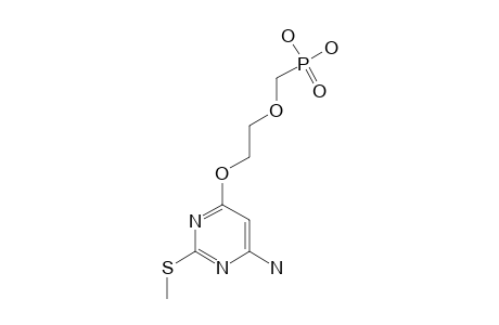 4-AMINO-2-METHYLSULFANYL-6-[2-(PHOSPHONOMETHOXY)-ETHOXY]-PYRIMIDINE