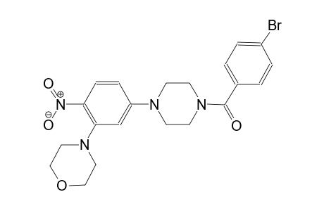 morpholine, 4-[5-[4-(4-bromobenzoyl)-1-piperazinyl]-2-nitrophenyl]-