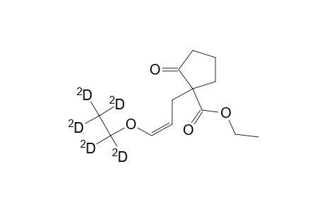 Cyclopentanecarboxylic acid, 1-[3-(ethoxy-D5)-2-propenyl]-2-oxo-, ethyl ester, (Z)-