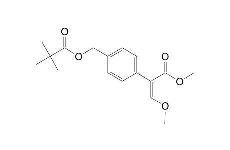 Benzeneacetic acid, 4-[(2,2-dimethyl-1-oxopropoxy)methyl]-alpha-(methoxymethylene)-, methyl ester
