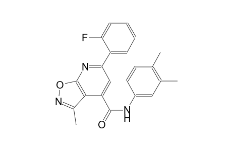 isoxazolo[5,4-b]pyridine-4-carboxamide, N-(3,4-dimethylphenyl)-6-(2-fluorophenyl)-3-methyl-