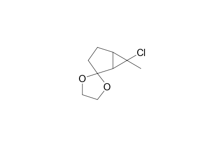 6-Chloro-6-methylbicyclo[3.1.0]hexan-2-one - ethylene ketal