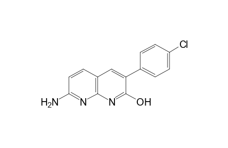 7-AMINO-3-(p-CHLOROPHENYL)-1,8-NAPHTHYRIDIN-2-OL