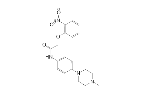 N-[4-(4-methyl-1-piperazinyl)phenyl]-2-(2-nitrophenoxy)acetamide