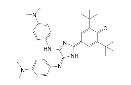 2,6-Di-tert-butyl-4-(4-{[4-(dimethylamino)phenyl]amino}-5-{[4-(dimethylamino)phenyl]imino}-1,5-dihydro-2H-imidazol-2-ylidene)cyclohexa-2,5-dienone
