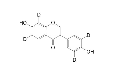 [6,8,3',5'-D4]-Dihydrodaidzein {2,3-dihydro-7-hydroxy-3-(4-hydroxyphenyl-3,5-D2)-4H-1-benzopyran-4-one-6,8-D2}