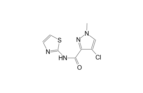 4-chloro-1-methyl-N-(1,3-thiazol-2-yl)-1H-pyrazole-3-carboxamide