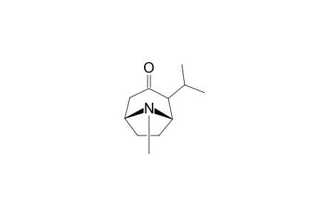 (1S,5R)-2-Isopropyl-8-methyl-8-aza-bicyclo[3.2.1]octan-3-one