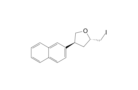 (trans)-4-(2'-Naphthyl)-2-(iodomethyl)tetrahydrofuran