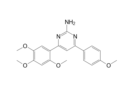 2-Amino-4-(4-methoxyphenyl)-6-(2,4,5-trimethoxyphenyl)pyrimidine