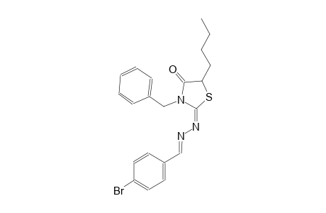 4-bromobenzaldehyde [(2E)-3-benzyl-5-butyl-4-oxo-1,3-thiazolidin-2-ylidene]hydrazone