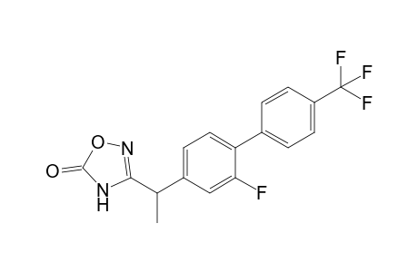 3-{1-[2-Fluoro-4'-(trifluoromethyl)biphenyl-4-yl]ethyl}-4H-(1,2,4)-oxadiazol-5-one