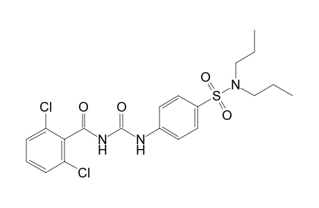 Benzamide, 2,6-dichloro-N-[[[4-[(dipropylamino)sulfonyl]phenyl]amino]carbonyl]-