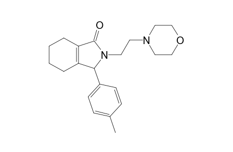 2-[2-(N-Morpholinyl)ethyl]-3-(p-tolyl)-1-oxo-2,3,4,5,6,7-hexahydro-1H-isoindole