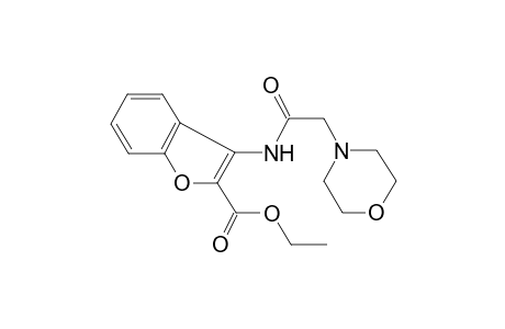 Ethyl 3-[(4-morpholinylacetyl)amino]-1-benzofuran-2-carboxylate