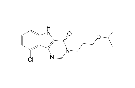 9-chloro-3-(3-isopropoxypropyl)-3,5-dihydro-4H-pyrimido[5,4-b]indol-4-one
