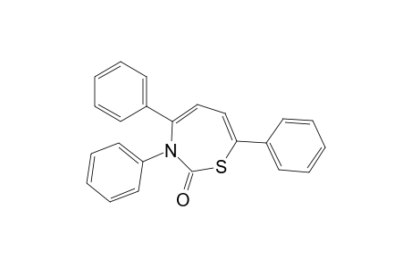 1,3-Thiazepin-2(3H)-one, 3,4,7-triphenyl-