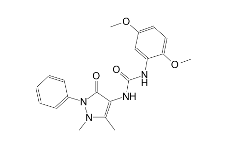urea, N-(2,3-dihydro-1,5-dimethyl-3-oxo-2-phenyl-1H-pyrazol-4-yl)-N'-(2,5-dimethoxyphenyl)-