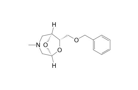 (1S,5S,7S)-7-Benzyloxymethyl-3-methyl-6,8-dioxa-3-azabicyclo[3.2.1]octane