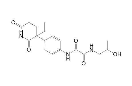 ethanediamide, N~1~-[4-(3-ethyl-2,6-dioxo-3-piperidinyl)phenyl]-N~2~-[(2R)-2-hydroxypropyl]-