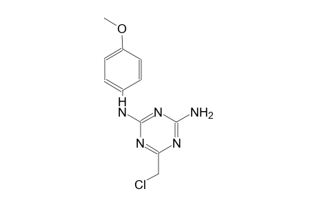 N-[4-amino-6-(chloromethyl)-1,3,5-triazin-2-yl]-N-(4-methoxyphenyl)amine