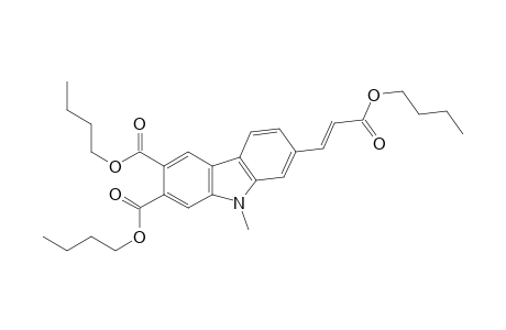 (E)-Dibutyl 7-(3-butoxy-3-oxoprop-1-enyl)-9-methyl-9H-carbazole-2,3-dicarboxylate