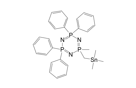 trimethyl-[[2-methyl-4,4,6,6-tetra(phenyl)-1,3,5-triaza-2$l^{5},4$l^{5},6$l^{5}-triphosphacyclohexa-1,3,5-trien-2-yl]methyl]stannane