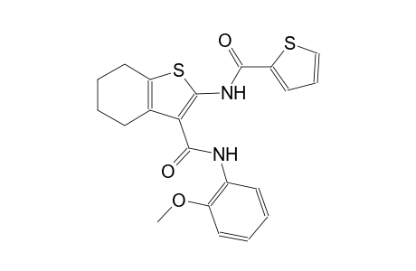 N-(2-methoxyphenyl)-2-[(2-thienylcarbonyl)amino]-4,5,6,7-tetrahydro-1-benzothiophene-3-carboxamide