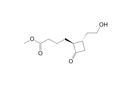 Methyl 4-[2,3-trans-3-(2-Hydroxyethyl)-1-oxocyclobut-2-yl]butanoate
