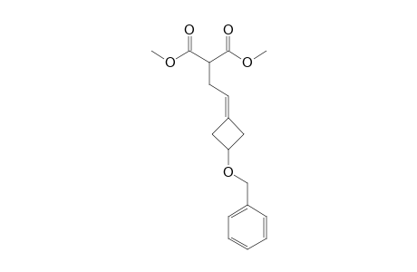 Dimethyl [2'-(3"-benzyloxycyclobutylidene)ethyl]malonate