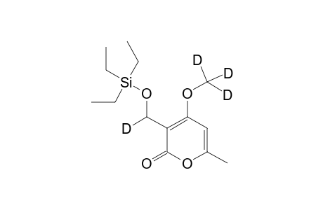 (Triethylsilyloxy[D]methyl)-4-[D3]methoxy-6-methyl-2H-pyran-2-one