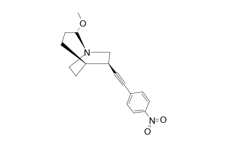 (1S,2R,5R,6S)-2-METHOXY-6-(16-NITRO-PHENYLETHYNYL)-1-AZABICYCLO-[3.2.2]-NONANE