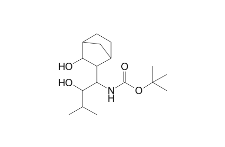 3-{1'-[(t-Butoxycarbonyl)amino]-2'-hydroxy-3'-methylbutyl}-bicyclo[2.2.1]heptan-2-ol