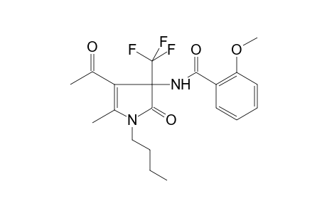 N-[4-acetyl-1-butyl-5-methyl-2-oxo-3-(trifluoromethyl)-2,3-dihydro-1H-pyrrol-3-yl]-2-methoxybenzamide