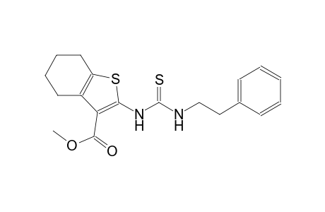 methyl 2-({[(2-phenylethyl)amino]carbothioyl}amino)-4,5,6,7-tetrahydro-1-benzothiophene-3-carboxylate