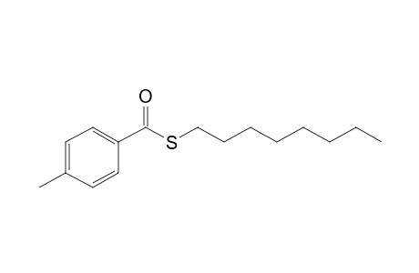 4-methylbenzenecarbothioic acid S-octyl ester