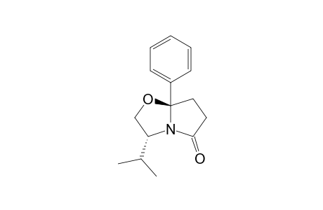 (3S-cis)-(+)-Tetrahydro-3-isopropyl-7a-phenylpyrrolo[2,1-b]oxazol-5(6H)-one