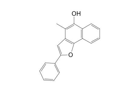 Naphtho[1,2-b]furan-5-ol, 4-methyl-2-phenyl-