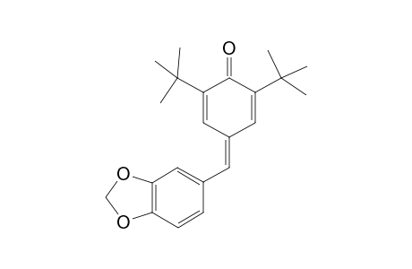 4-(benzo[d][1,3]dioxol-5-ylmethylene)-2,6-di-tert-butylcyclohexa-2,5-dien-1-one